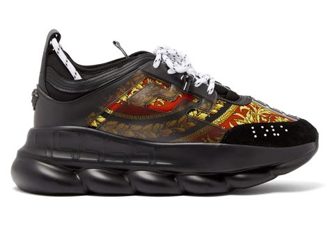 versace chain sneakers dames|Versace chain reaction twill.